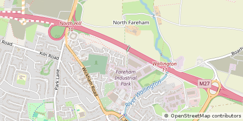 Map of Fareham