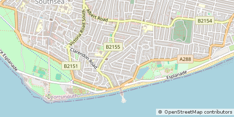 Map of Southsea