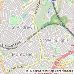 Map of Bristol