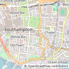 Map of Southampton