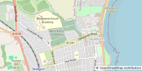 Map of Sunderland