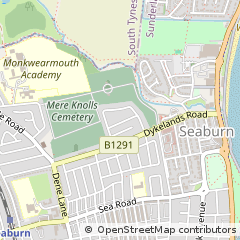 Map of Sunderland