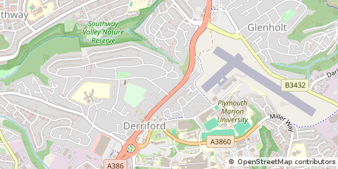 Map of Plymouth, Devon