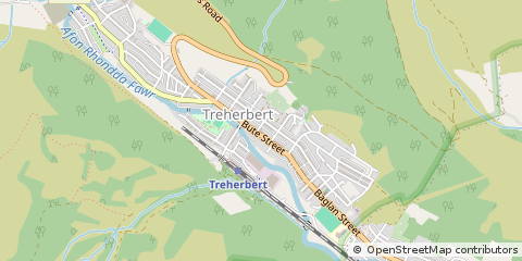 Map of Treherbert