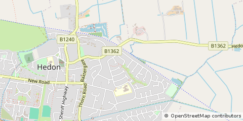 Map of Hull, East Riding of Yorkshire