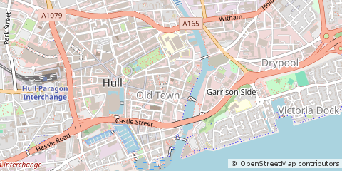 Map of Hull, East Yorkshire