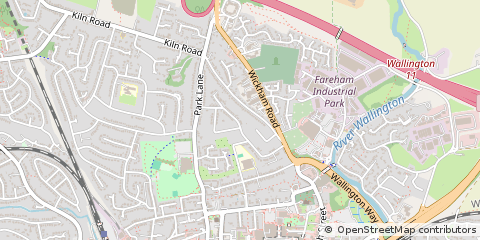 Map of Fareham