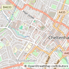 Map of Cheltenham