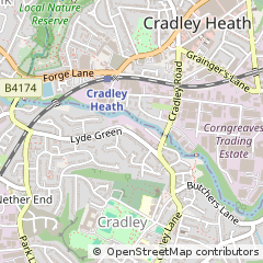 Map of Halesowen, West Midlands