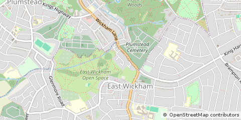 Map of Welling, Kent