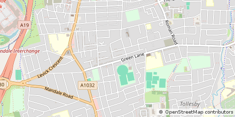 Map of Middlesbrough