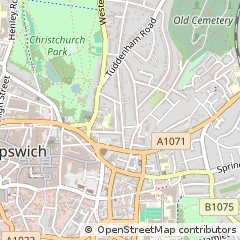 Map of Ipswich, Suffolk