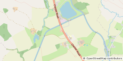 Map of Nantwich, Cheshire