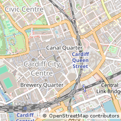 Map of Cardiff
