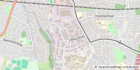 Map of Wythenshawe, Manchester