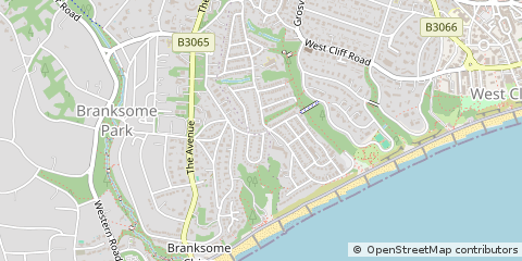 Map of Bournemouth