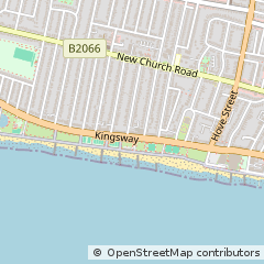 Map of Hove, Sussex