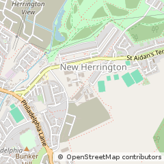 Map of Houghton LE Spring, Tyne & Wear