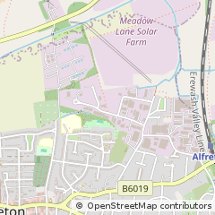 Map of Alfreton, Derbyshire