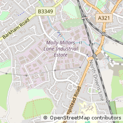 Map of Wokingham, Berkshire