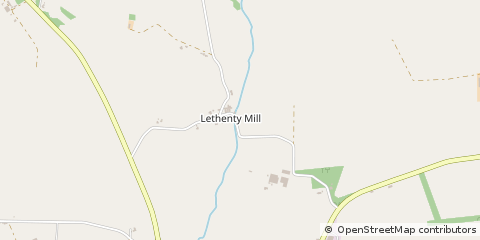 Map of Inverurie, Aberdeenshire