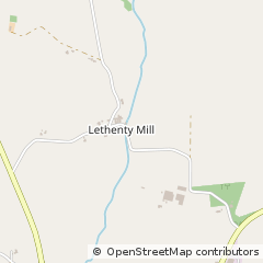 Map of Inverurie, Aberdeenshire