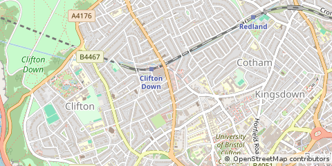 Map of Bristol, West Midlands
