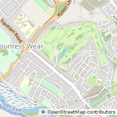 Map of Exeter, Devon