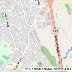 Map of Brackley, Northamptonshire