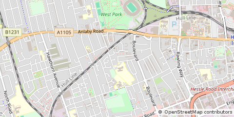 Map of Hull
