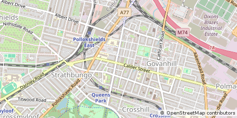 Map of Glasgow