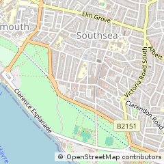 Map of Portsmouth, Hampshire