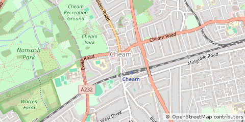 Map of Sutton