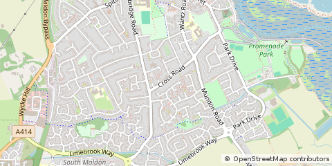 Map of Maldon, Essex