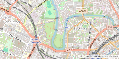 Map of Salford