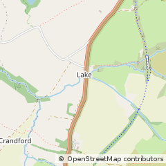 Map of Okehampton, Devon