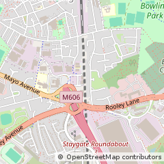 Map of Bradford, West Yorkshire