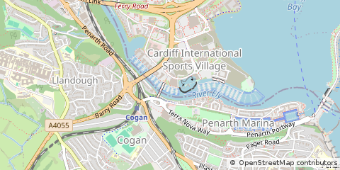 Map of Cardiff