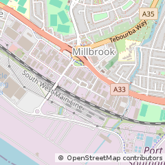 Map of Southampton, Hampshire