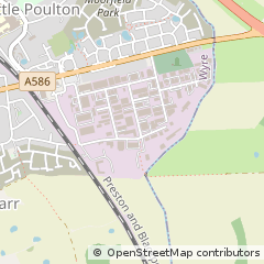 Map of Poulton LE Fylde