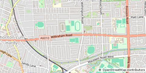 Map of Manchester