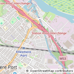 Map of Ellesmere Port, Wirral