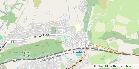 Map of Llantrisant