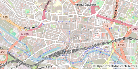 Map of Leeds