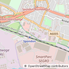Map of Derby, Derbyshire