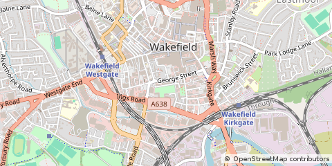 Map of West Yorkshire
