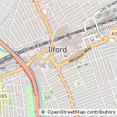 Map of Ilford, Essex
