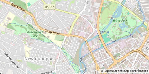 Map of Leicester
