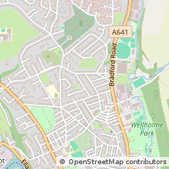 Map of Brighouse, West Yorkshire