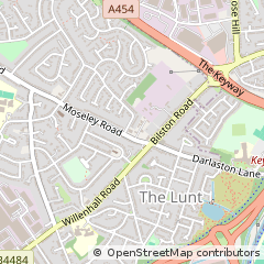 Map of Bilston, West Midlands